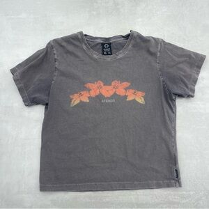 Afends Intergalactic Baby T-Shirt Stone Black